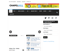 Tablet Screenshot of chapelhillmagazine.com